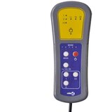  Električni masažni naslonjač od tkanine smeđi | shoptok.hr