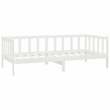  Dnevni ležaj s ladicama 90 x 200 cm bijeli od masivne borovine | shoptok.hr