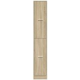 vidaXL Lekarniška omara sonoma hrast 30x41x174,5 cm inženirski les | Shoptok.si