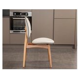 Hanah home set trpezarijskih stolica touch, 52x91x44 cm, bež Cene