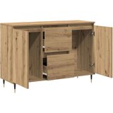  Sideboard s vratima i ladicama od umjetničkog hrasta 101 5x35x70 cm | shoptok.hr