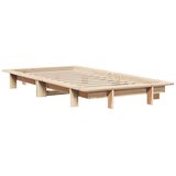  Okvir kreveta bez madraca 75 x 190 cm od masivne borovine | shoptok.hr