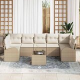  Sjedeća garnitura za vrt 8 pcs Bež i krema 289 x 124 x 69 cm | shoptok.hr