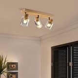  Brilagi - Spot svetiljka HYGGE 3xE14/15W/230V drvo/dimljeno | Eponuda.com