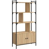  Biblioteka s vratima Sonoma hrast 76,5x30x154,5 cm Konstruirano drvo | shoptok.hr