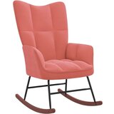  Gugalni stol roza žamet | Shoptok.si