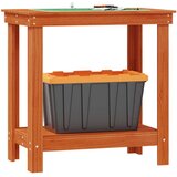  Radni stol Vosak Smeđa 80 x 50 x 80 cm Masivna borovina - Vosak smeđa 80 x 50 x 80 cm | shoptok.hr