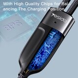 Yesido podatkovni kabel (CA88) - Type-C do 2 x Type-C 100 W 480 Mbps 140 cm - crni | shoptok.hr