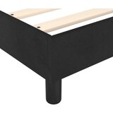  S oprugama i madracem crni 200x200 cm baršunasti | shoptok.hr