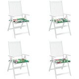  Jastuci za stolice 4 kom višebojni 40x40x4 cm od tkanine | shoptok.hr