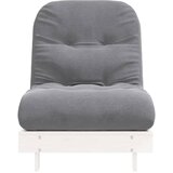  Futon na razvlačenje s madracem bijeli 70x206x11 cm borovina | Eponuda.com