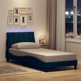 vidaXL Okvir za krevet bez madraca plava 90x200cm od tkanine Cijene