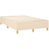  Krevet s oprugama i madracem krem 120 x 200 cm od tkanine | shoptok.hr
