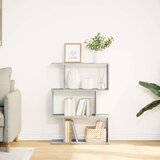 vidaXL Pregrada / regal za knjige 3 razina sonoma 70x24x97 cm drveni | shoptok.hr