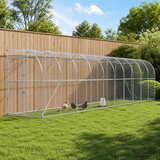  Kavez za piletinu uz zid Srebrna 600 x 150 x 215 cm Cijene