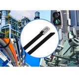 TRU COMPONENTS TC-12656648 Čelične kabelske vezice 150 mm 4.6 mm AISI 304 s premazom 10 St. | Eponuda.ba