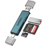  Adapter usb flash 2.0 citac kartica 3u2 usb-a + usb type-c na sd + tf 2.0 + usb-a 2.0 (otn-cr537) onten ( AD478 ) | Eponuda.com