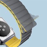  Silikonska narukvica za Apple Watch sa magnetom sivo zuta 42/44mm | Eponuda.com
