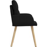  Trpezarijske stolice 6 pcs Tkanina Crna 60 x 56 x 96 cm | Eponuda.com