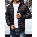 DStreet Kurtka męska przejściowa pikowana czarna | shoptok.hr