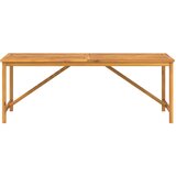  Vrtni blagovaonski stol 200 x 90 x 74 cm masivno bagremovo drvo | shoptok.hr