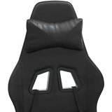  Okretna igraća stolica crna od umjetne kože | shoptok.hr