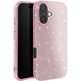 Avizar Ohi&amp;scaron;je z ble&amp;scaron;čicami za iPhone 16 Odporen na udarce Glitter, Roza, (5000015411) Slike