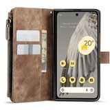 INORCO Žepna torbica za telefon z zadrgo za Google Pixel Fold, 7 rež za kartice, usnjena prevleka s paščkom, (22036115) | Shoptok.si