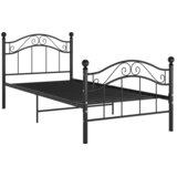  Okvir za krevet crni metalni 100 x 200 cm | shoptok.hr