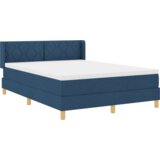 Box spring krevet s madracem plavi 140x190 cm od tkanine | shoptok.hr