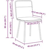 vidaXL Blagovaonske stolice 2 kom žute baršunaste | shoptok.hr