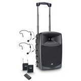 Ld Systems ROADBUDDY 10BPH2 akumulatorski zvočnik + 2x naglavni mikrofon, 600 MHz Band - - Audio-Kondric | Shoptok.si