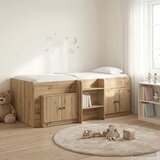  Loft krevet s ormarom 3 kom. Hrast artisan Konstruirano drvo | Eponuda.com