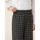 Sinsay Pamučne wide leg hlače na karirani uzorak | shoptok.hr