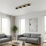  plafonsko svetlo diaz 4xGX53/12W/230V crna/smeđa | Eponuda.com