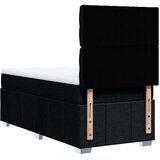 Box spring krevet s madracem crni 90x190 cm od tkanine | shoptok.hr