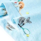  Dječja majica svjetloplava prošarana 92 | shoptok.hr