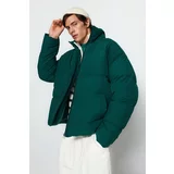 Trendyol Green Unisex Oversize Fit Standing Collar Puffy Coat.