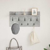  Vješalica za kapute na zidu Zidne Betonski sivi 80 x 40 x 12 cm | Eponuda.com
