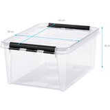 Smart Store kutija za pohranjivanje Classic (D x Š x V: 40 x 30 x 19 cm, Plastika, Prozirno) | shoptok.hr