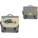 Pol Fox Šolska torba RACING 38 CM REVERSIBLE Siva | Shoptok.si