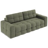Makamii Kaki zelena raztegljiva sedežna garnitura iz tkanine bouclé 255 cm Milu – | Shoptok.si
