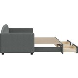  Dnevni krevet na razvlačenje tamnosivi 80 x 200 cm od tkanine | shoptok.hr