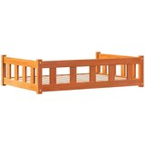  Krevet za psa Vosak smeđa 55 x 45 x 28 cm Čvrsto borovo drvo | shoptok.hr
