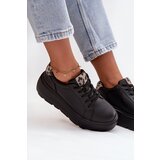 VINCEZA Leather Women's Sneakers On Platform Leopard | Shoptok.si