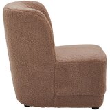 MID.YOU fotelj, rjavosiva les, tekstil | Shoptok.si