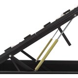 vidaXL Hidraulični okvir za krevet od umjetne kože crni 120 x 200 cm | shoptok.hr