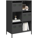 vidaXL Visoka omara črna 68x39x103,5 cm jeklo Cene