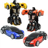 Magic Toys Trkaći auto: Transformabilni robot s kotačima, sportski auto u različitim verzijama, 13cm | shoptok.hr