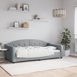  Dnevni krevet svjetlosivi 90 x 190 cm od tkanine | shoptok.hr